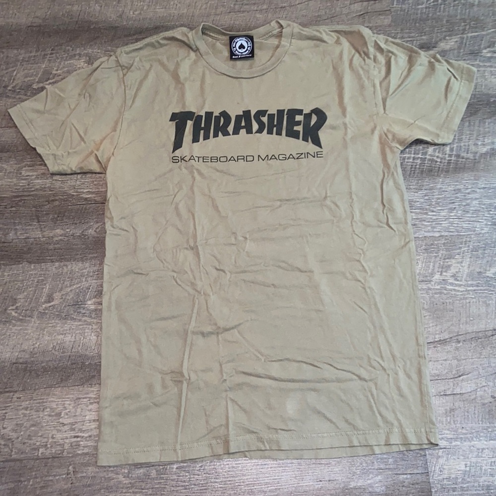 Olive Green Thrasher Shirt
